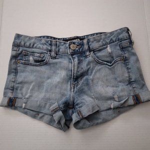 Express jean shorts, size 0